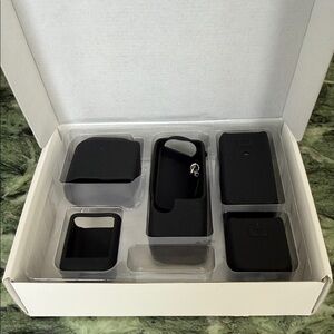 Silicone Protective Case Cover for DJI Osmo Pocket 3 & Accessories Set in Black